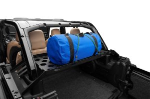 Jeep Wrangler JK Interior Storage Rack - Rugged Ridge - Black - 2018 Jeep Wrangler JK Interior Storage Rack - Rugged Ridge - Black - 2018